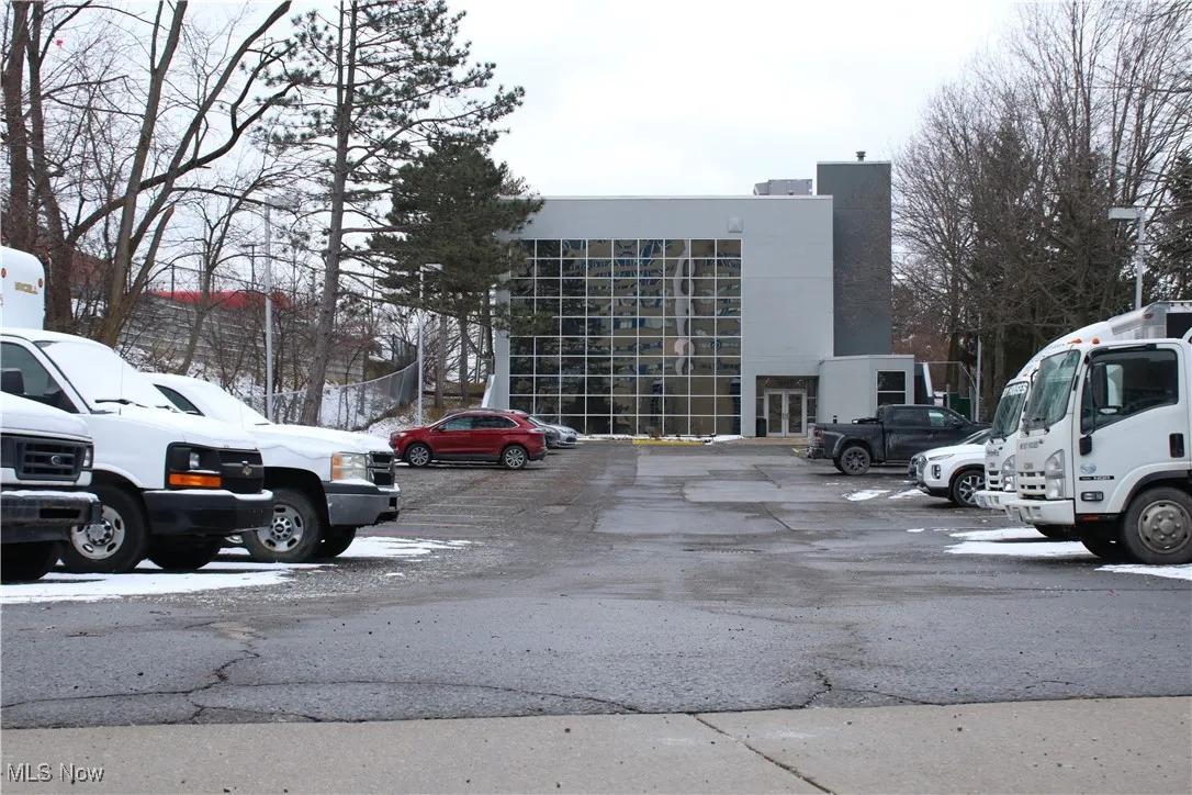 View of uncovered parking lot