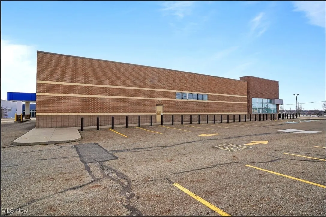 View of uncovered parking lot