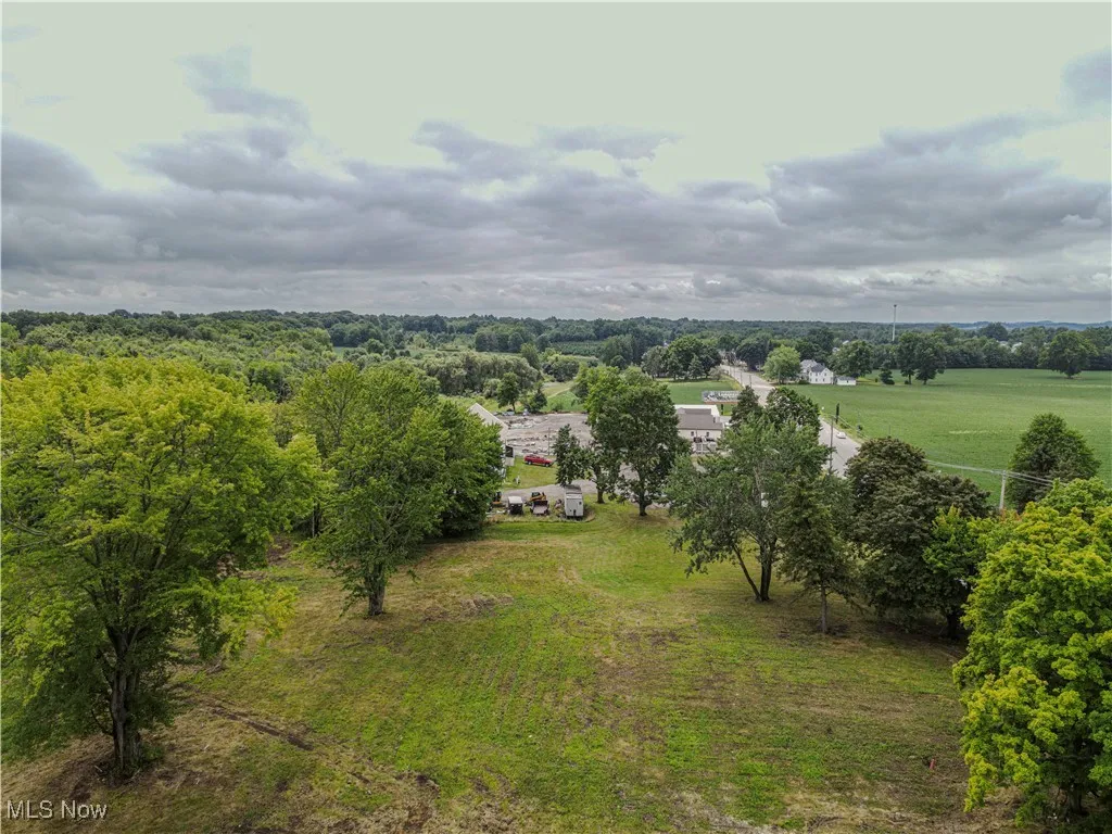 Aerial view featuring a rural view