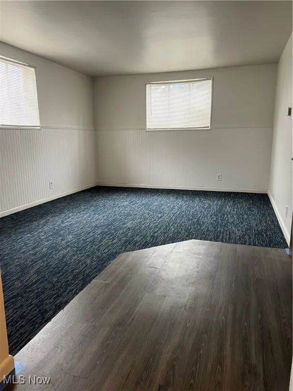 Living room from eat in kitchen area