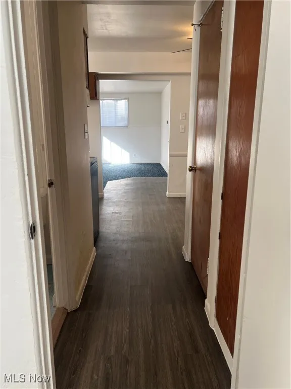 Hallway from bedroom.