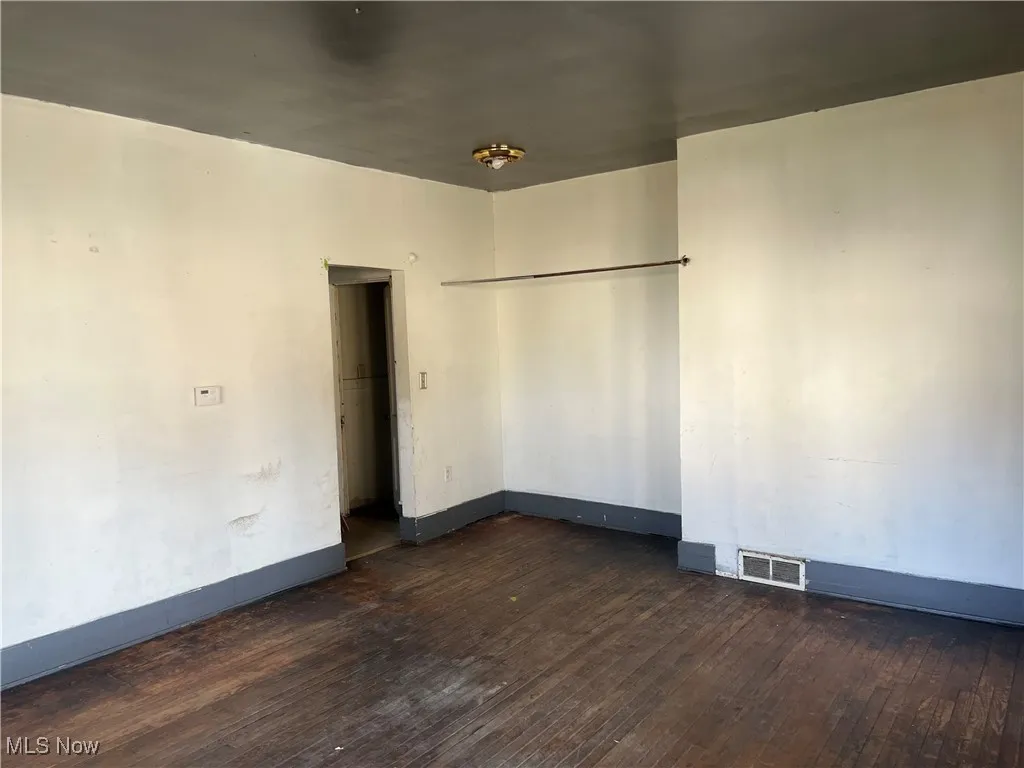 Living room toward the kitchen.