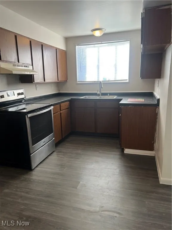 Kitchen from the eating area.