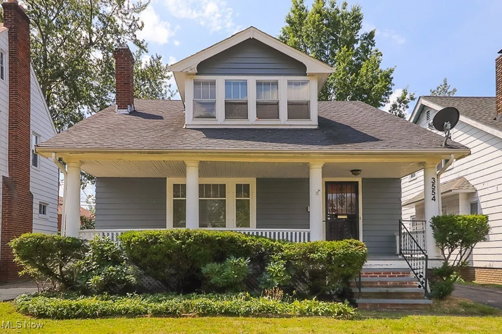 Bungalow-style home with covered porch