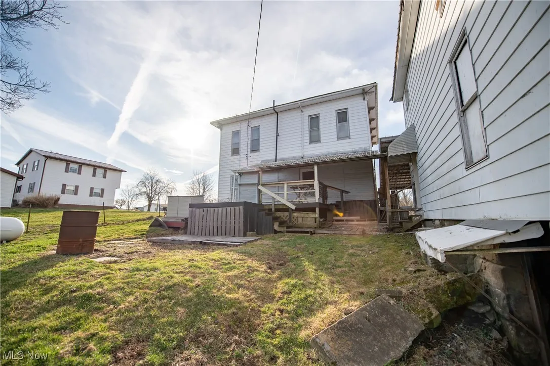 Rear view of property