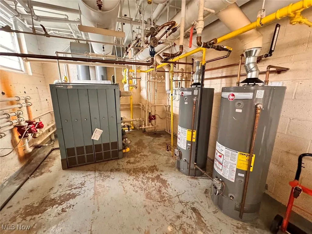 Utilities featuring water heater