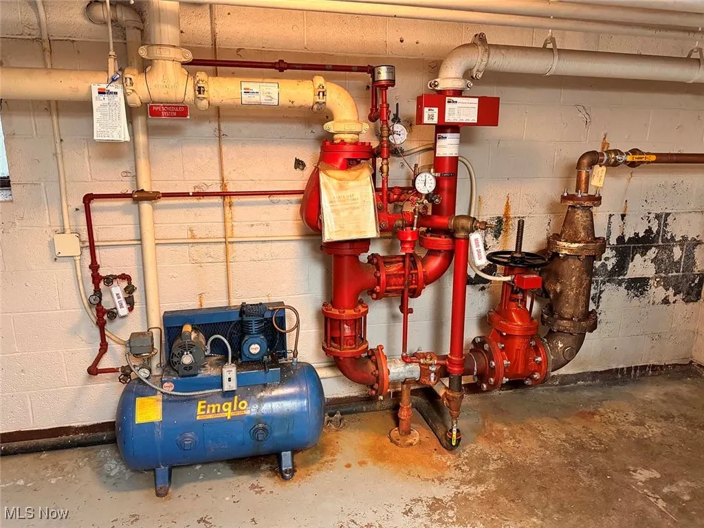 View of utility room