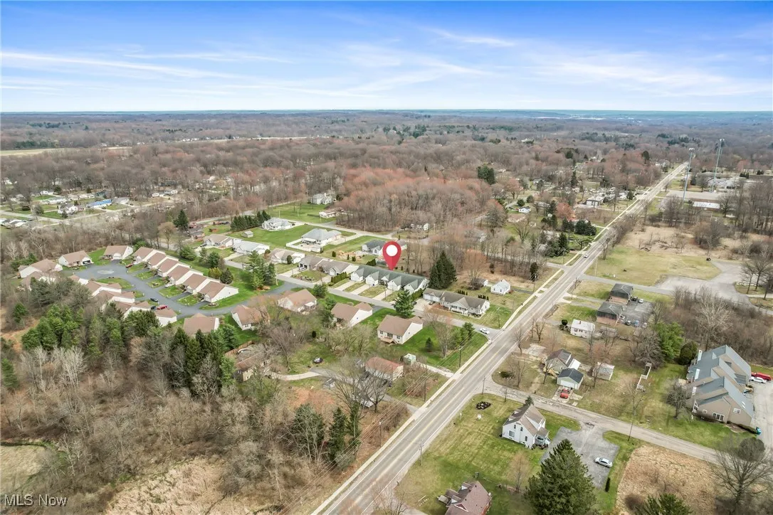 Aerial view featuring a residential view