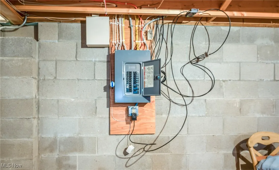 Utilities with electric panel