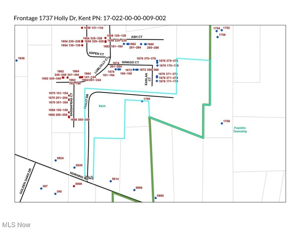 1737 Holly Drive, Kent, Ohio 44240,MLS Now Listing ID