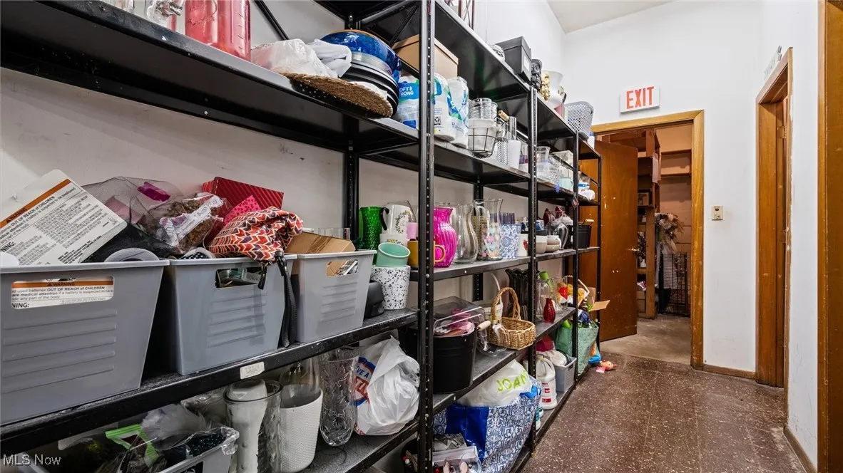 View of storage area