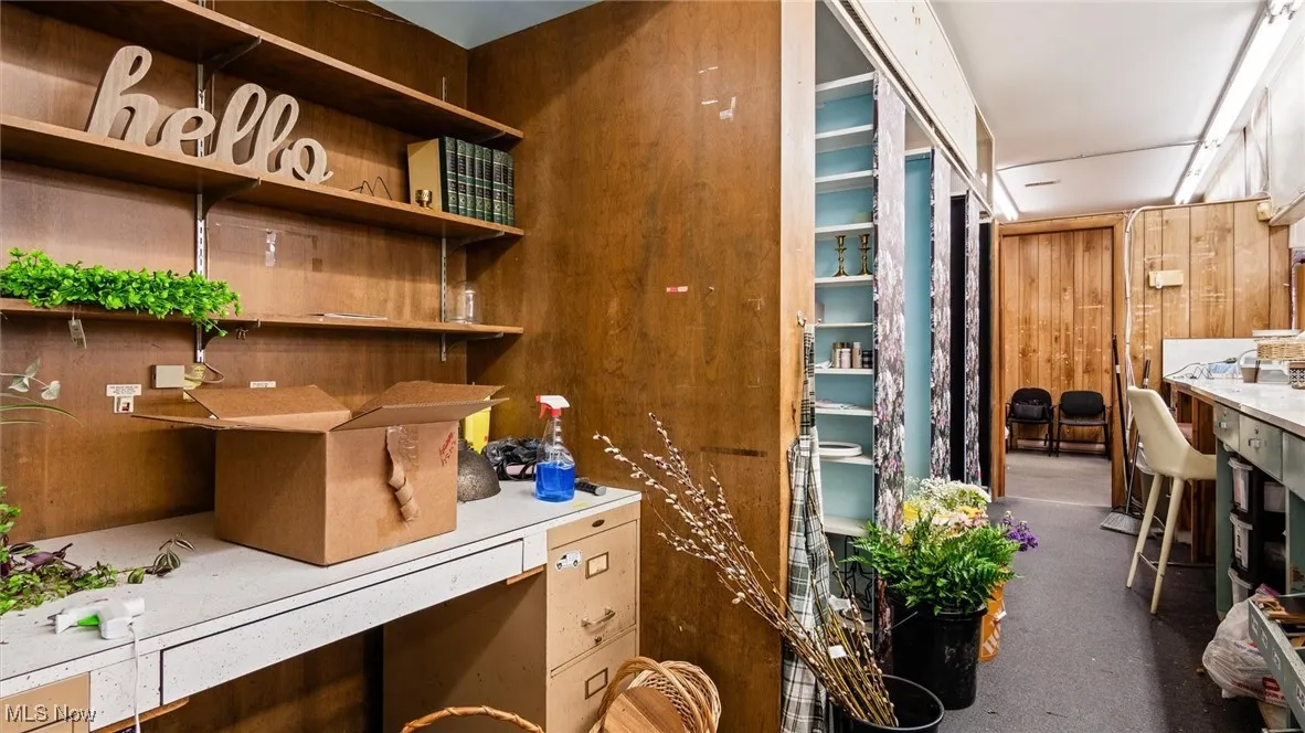 View of storage area