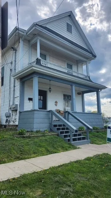 Freshly painted porch

