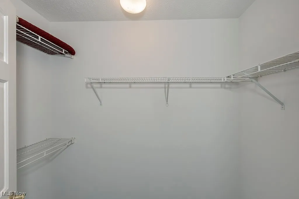 View of spacious closet