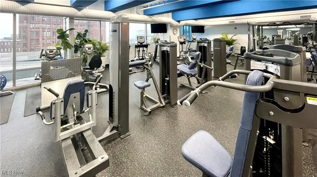 View of workout area