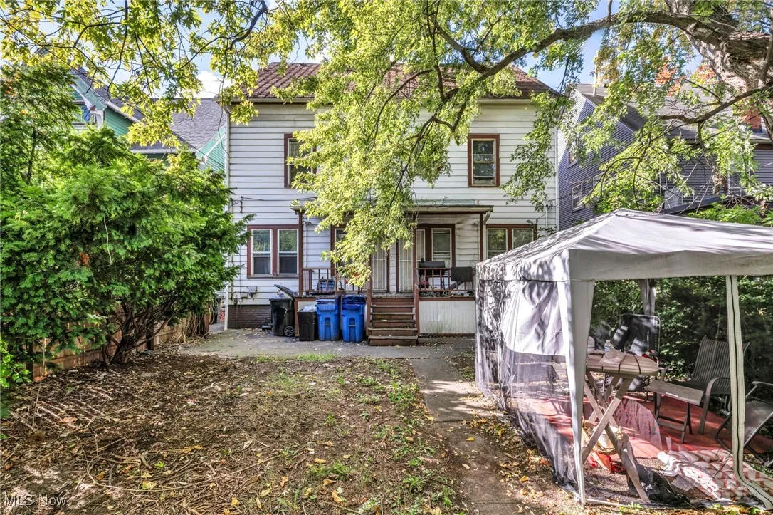 View of rear view of property