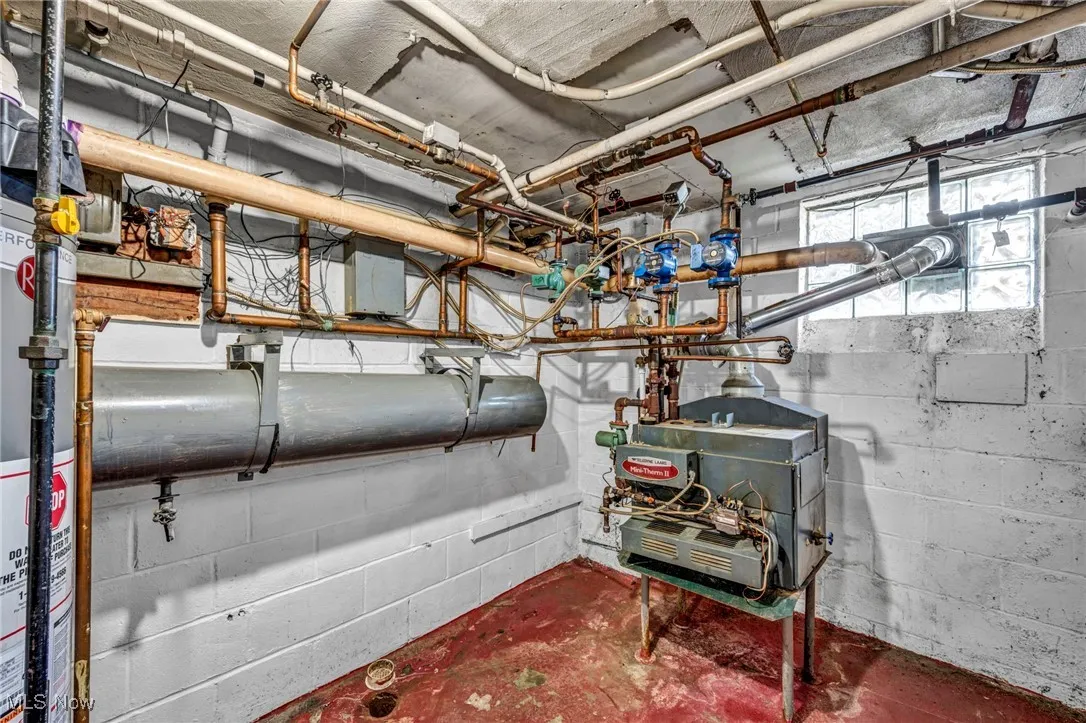 Utilities featuring a heating unit