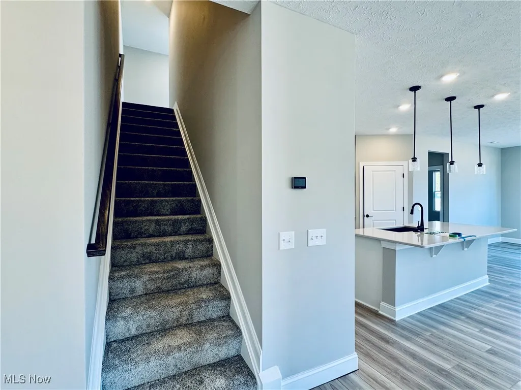 Second level guest space included in this home