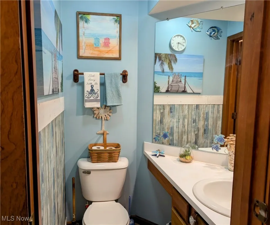 First floor half bath