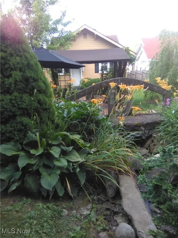 Rear view of property