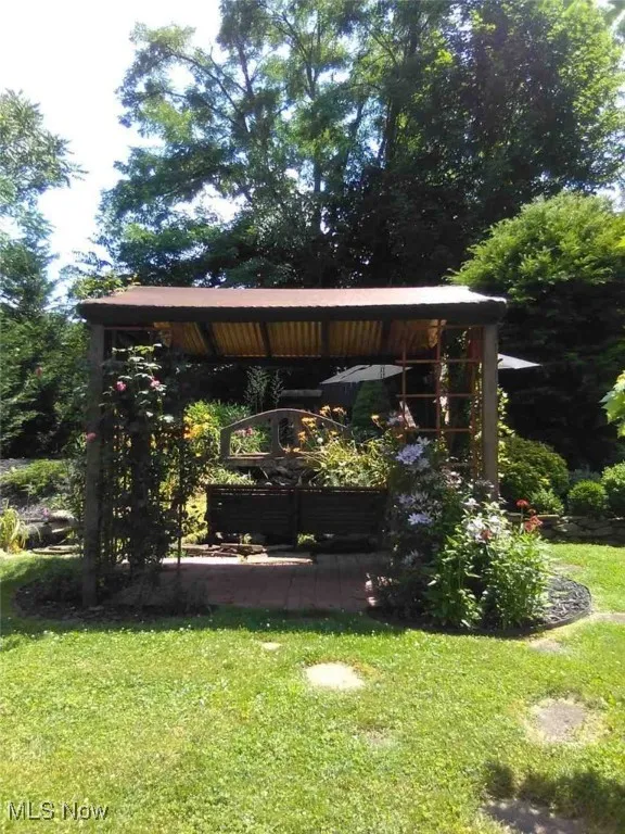 View of grassy yard