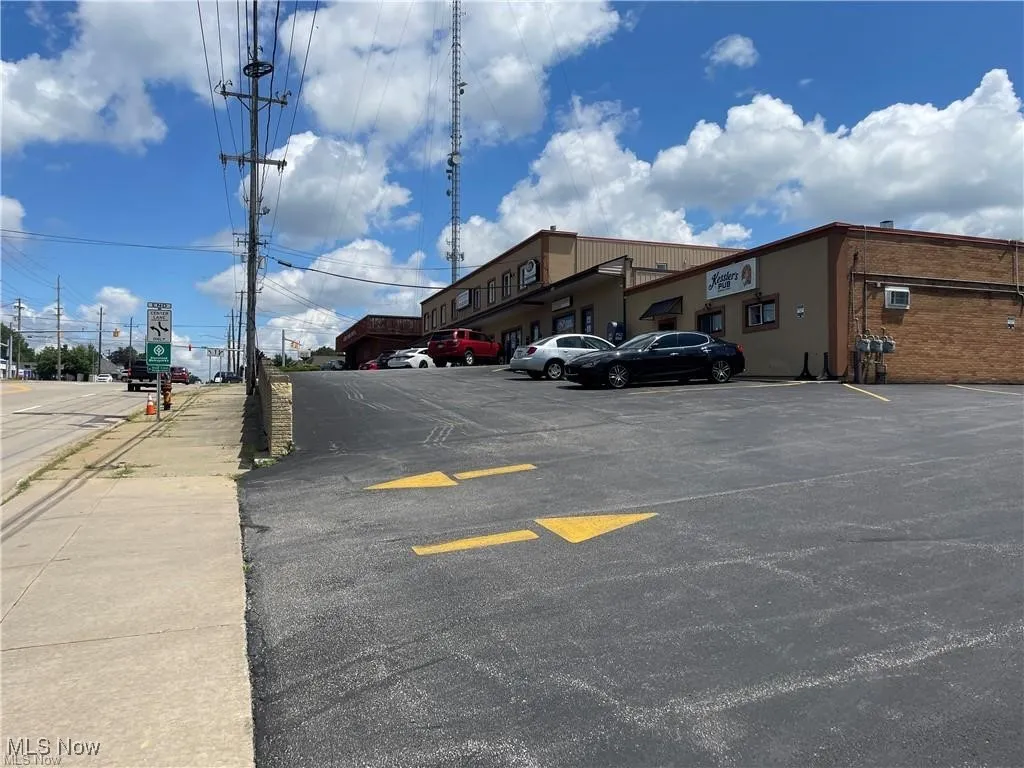 View of uncovered parking lot