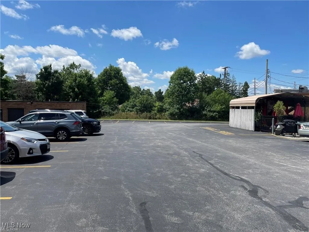 View of uncovered parking lot