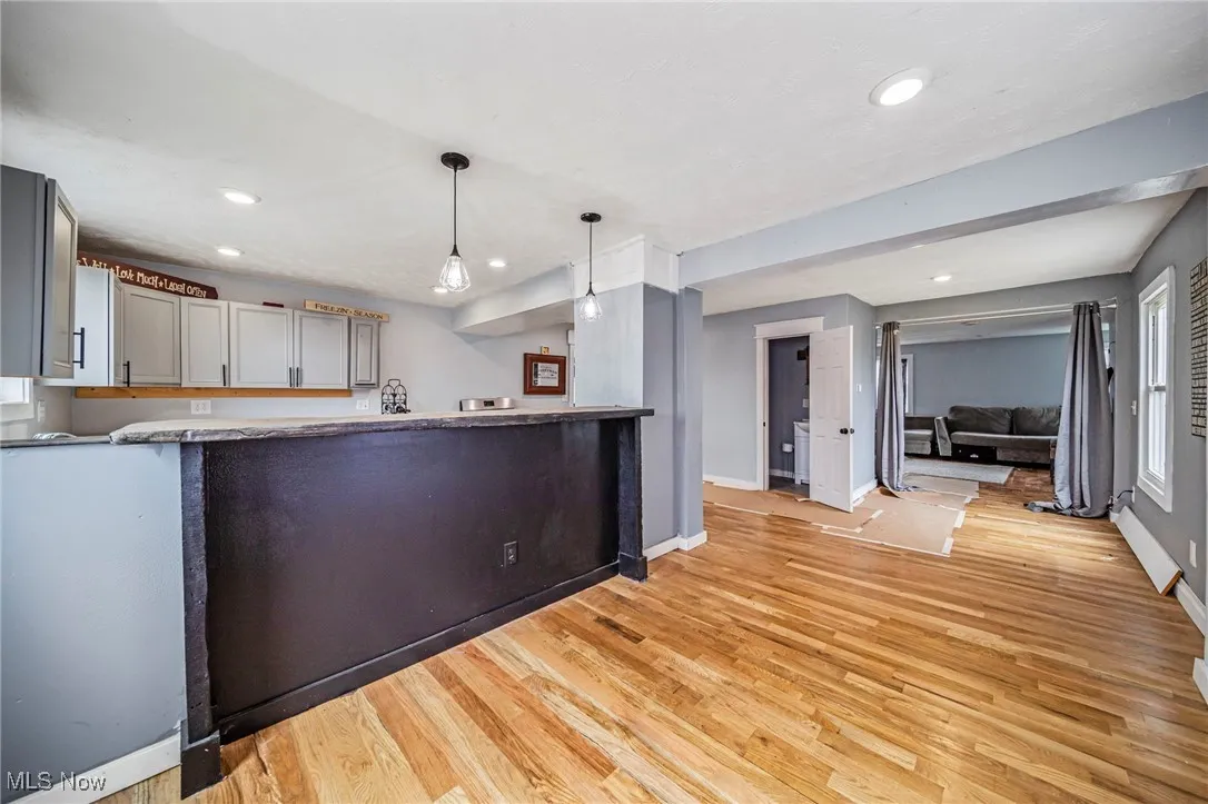 Kitchen with dining area