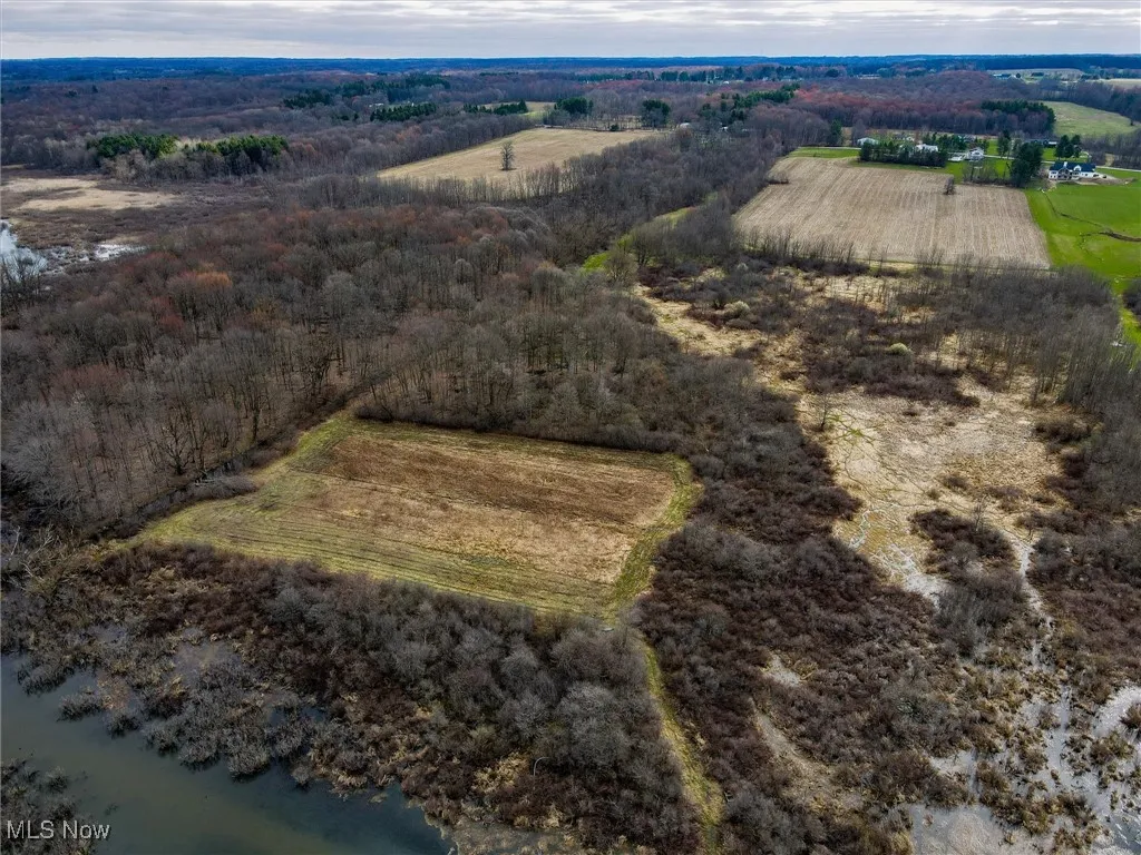 Aerial view featuring a rural view
