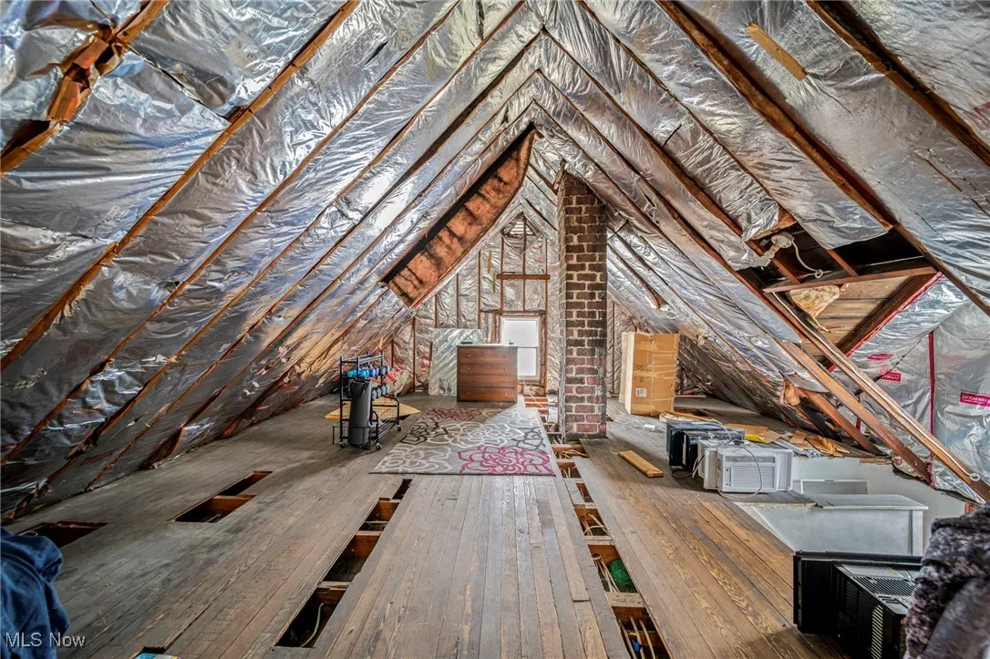View of attic
