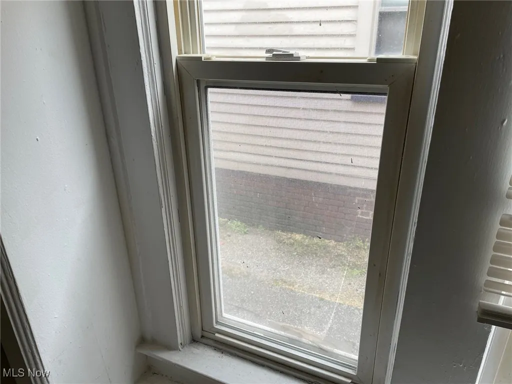 Vinyl windows throughout the house