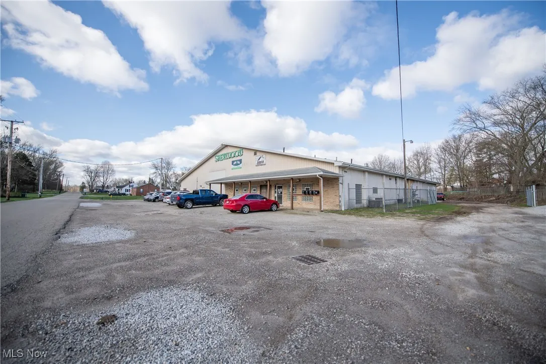 View of uncovered parking lot