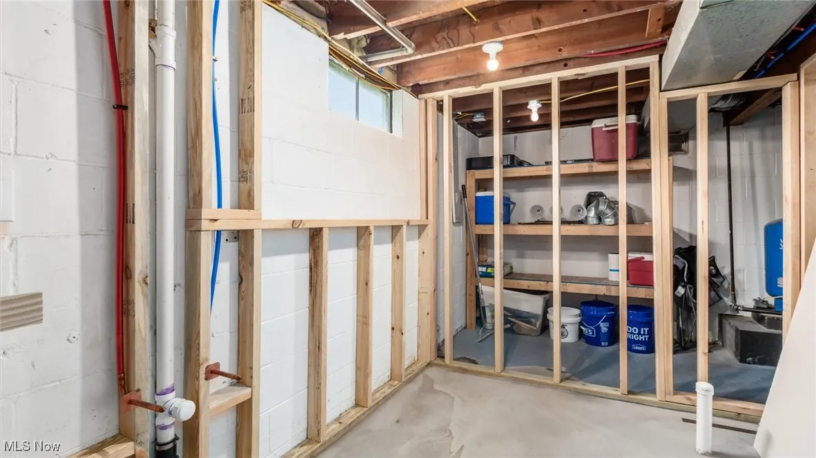 View of storage room