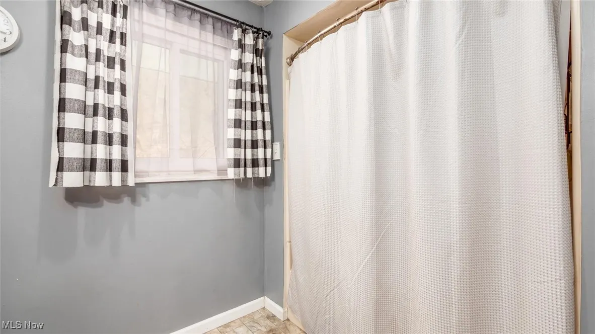 Bathroom with baseboards