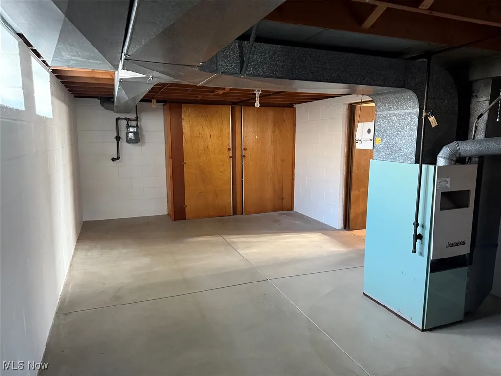Basement storage/workroom area