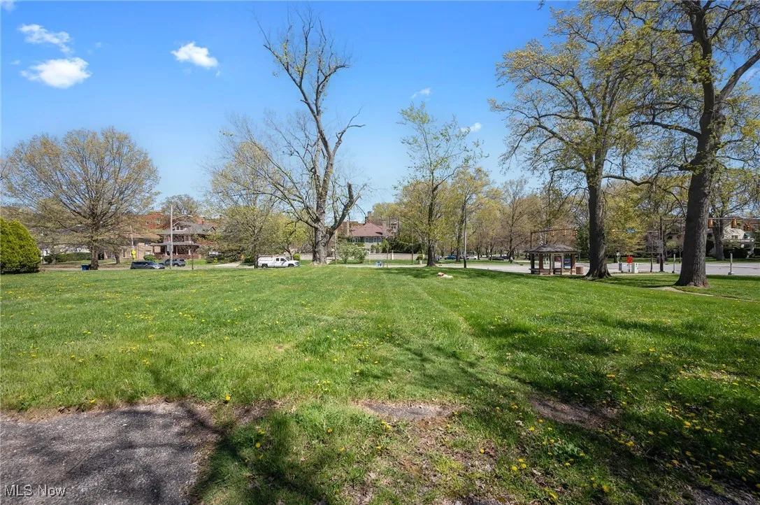 View of yard featuring a gazebo