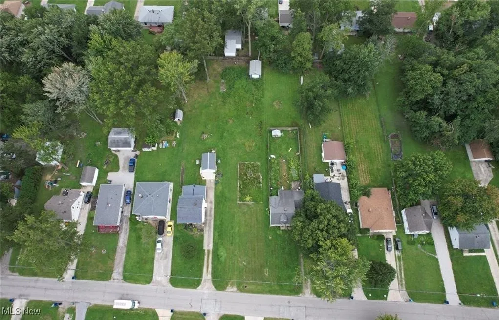Bird's eye view featuring a residential view