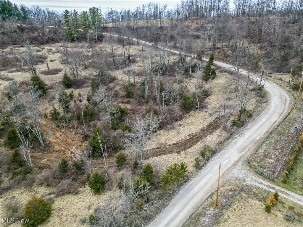 Aerial view featuring a rural view