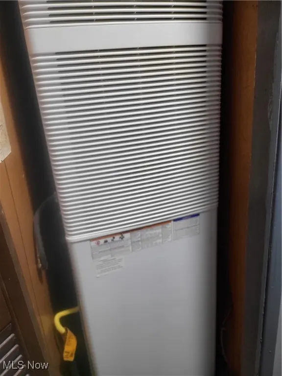 Room details featuring a heating unit