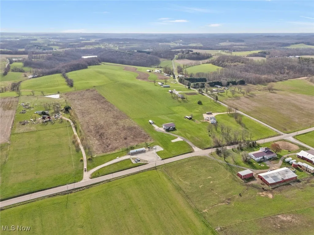 Drone / aerial view with a rural view