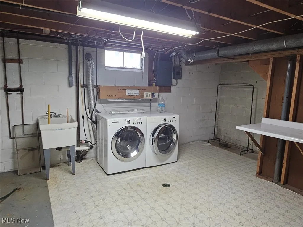 Laundry area