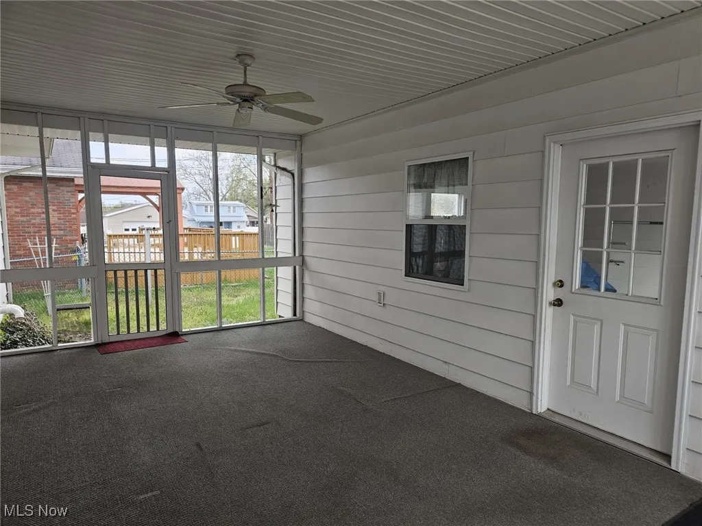abs grill just outside the kitchen and breezeway