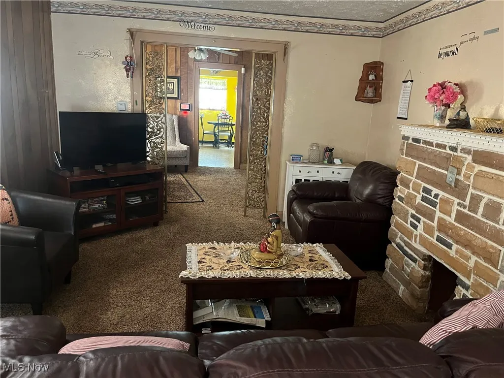 View of Dining Room from the Living Room
