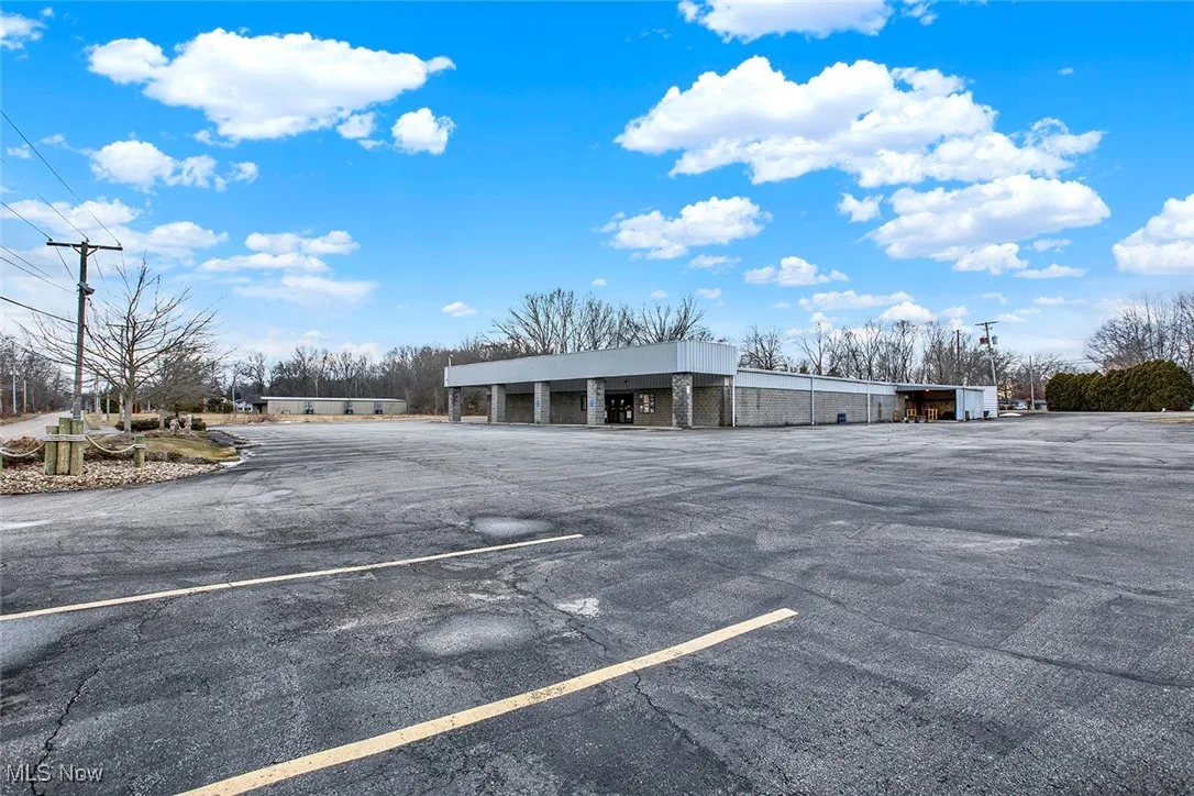 View of uncovered parking lot