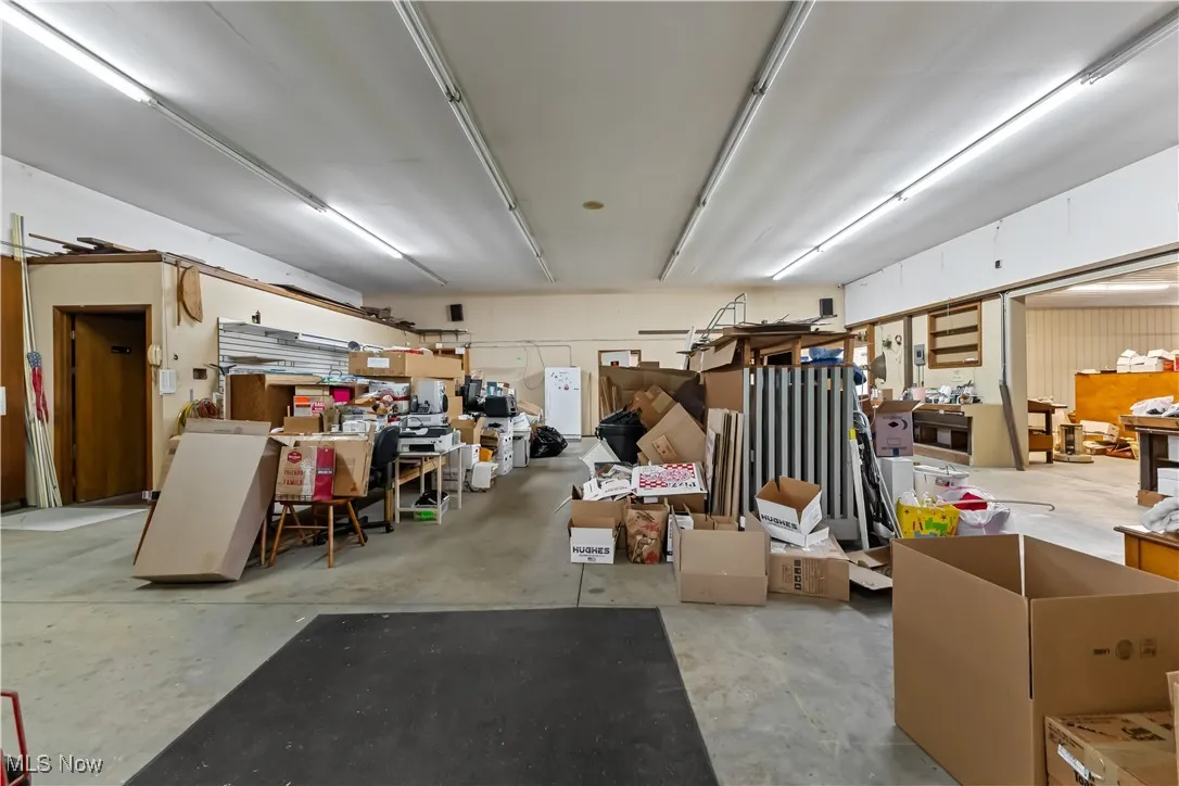 View of workshop area