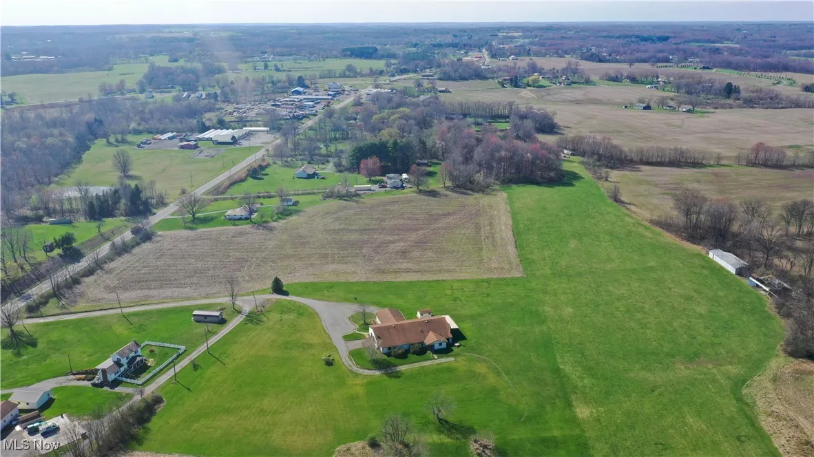 Bird's eye view with a rural view