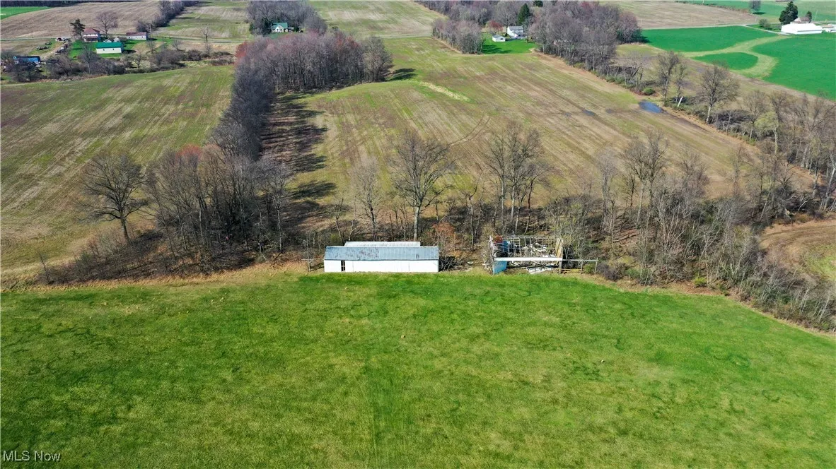 Bird's eye view with a rural view