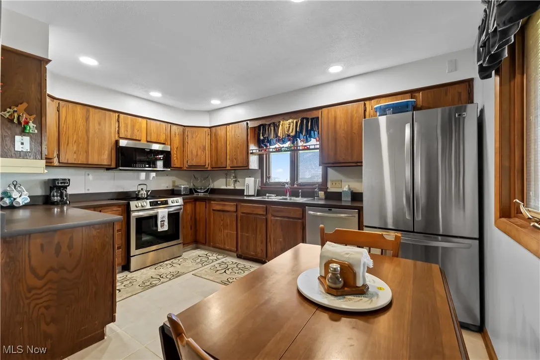 Kitchen featuring stainless steel appliances