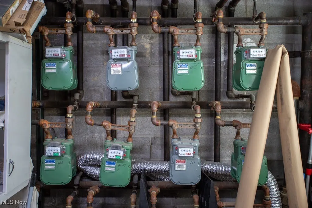 View of utilities GAS