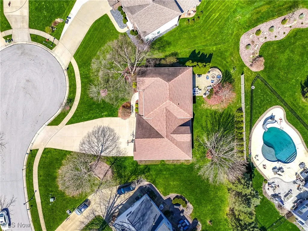 Above view of home